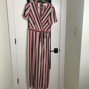Wide-Leg Striped Charming Charlie’s Jumpsuit